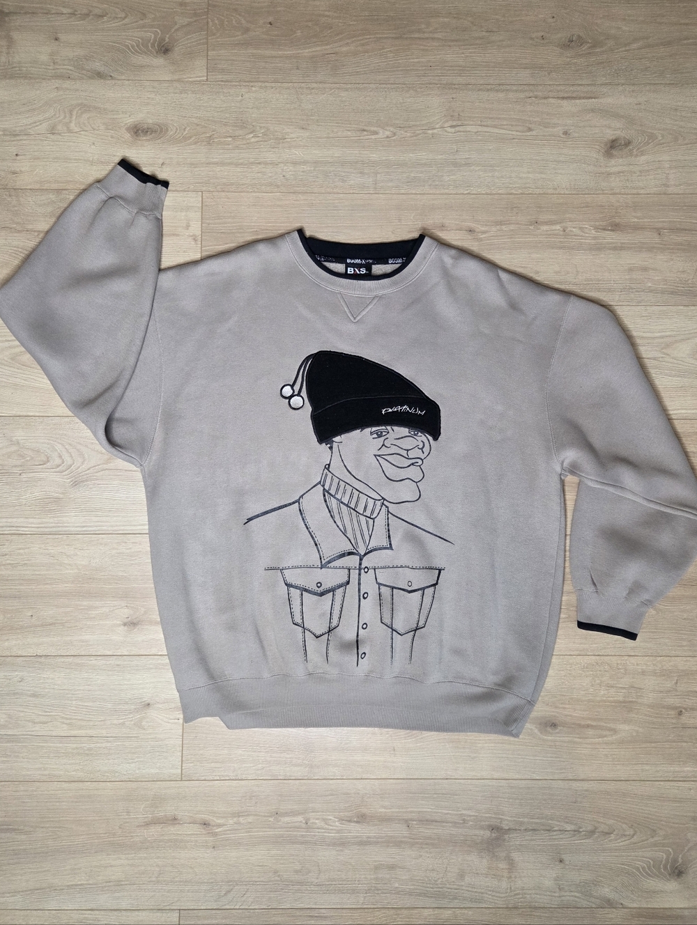 Y2K Graphic Sweatshirt XXL BOOM X SPORTS BXS Made in Russia Hip Hop Streetwear